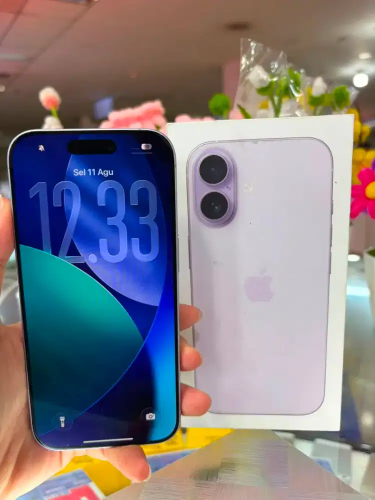 Jual iphone 17 256 GB purple ibox BH 100% cc 126 garansi ON APRIL 2027