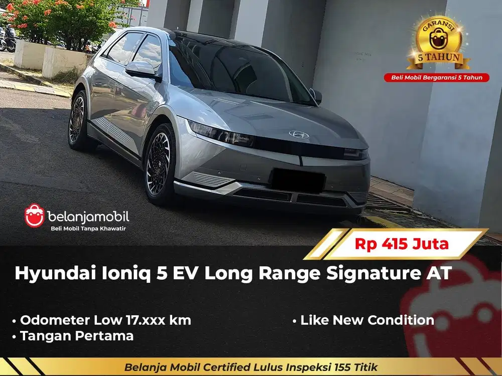 [ BERGARANSI ] Hyundai Ioniq 5 Long Range Signature EV 2023/2024