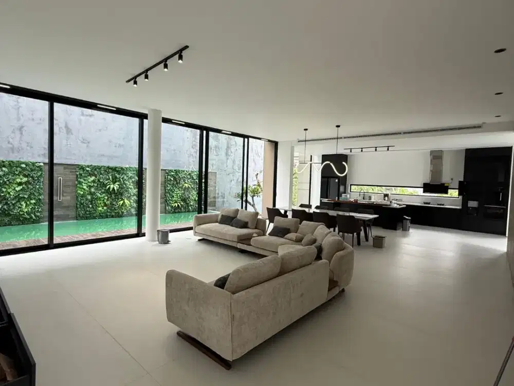 Minimalis Rumah Newton Hill Citraland Kontemporer Baru Gress
