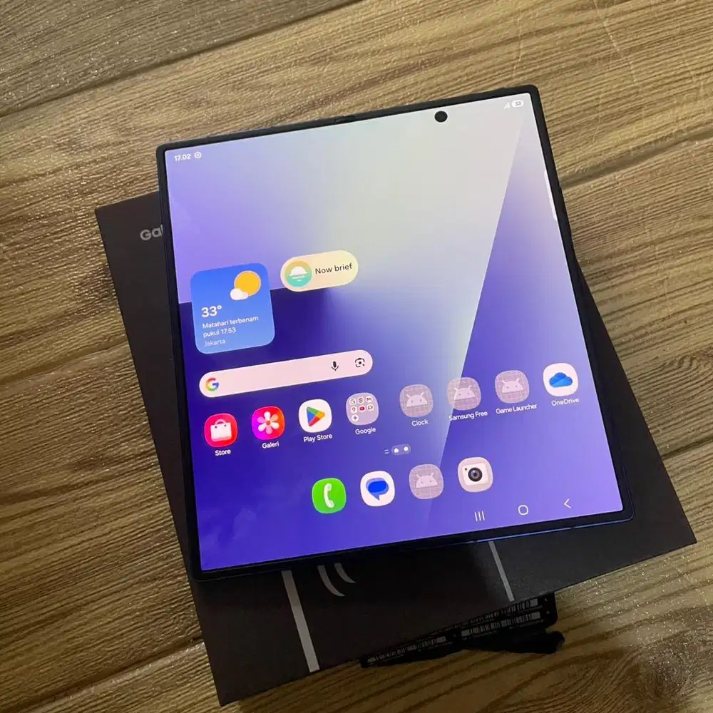samsung fold 7 Blue Like new Garansi ON bisa COD dan TT
