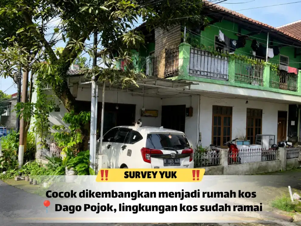 Rumah Dago Pojok Dekat ITB, Cocok Buat Kosan Segera Survey