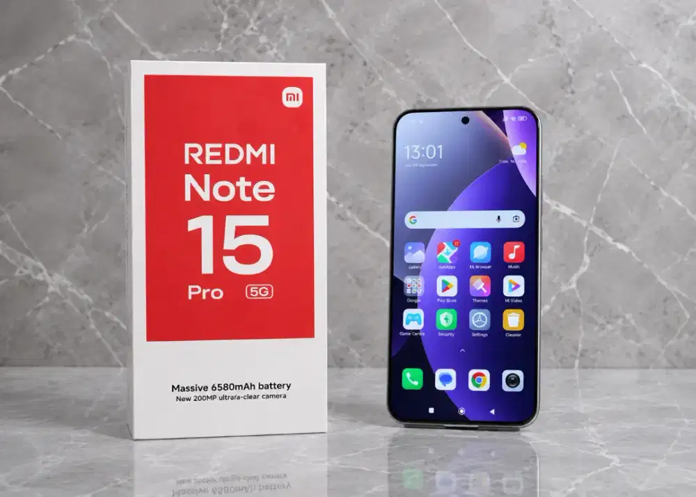 Redmi note 15 pro 5G ram 8/25 like new garansi