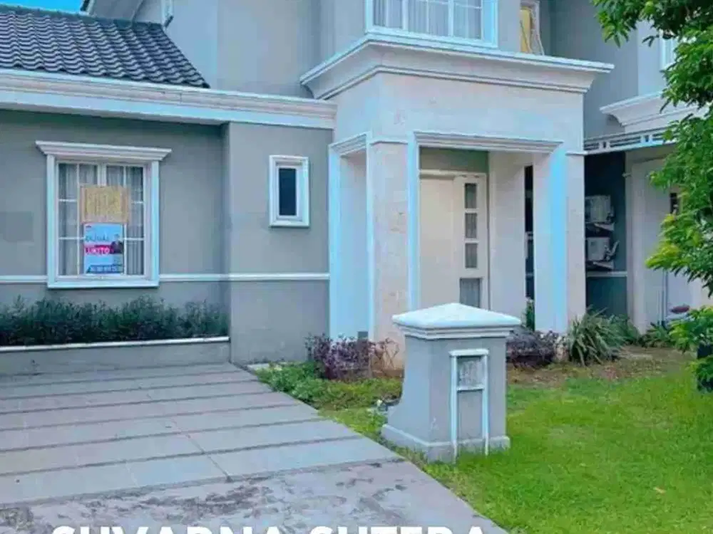 Dijual Cepat Rumah 2 Lantai Suvarna Sutera Harga Murah