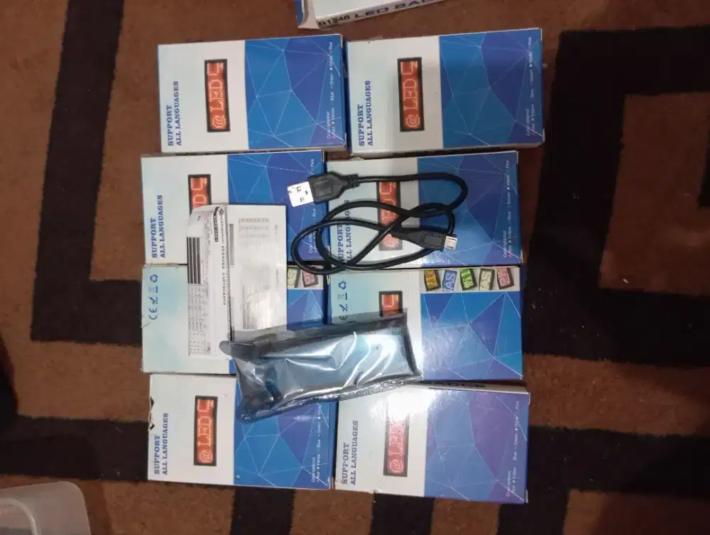 LED NAME BADGE B1248 – LED Running Text / Papan Nama Digital