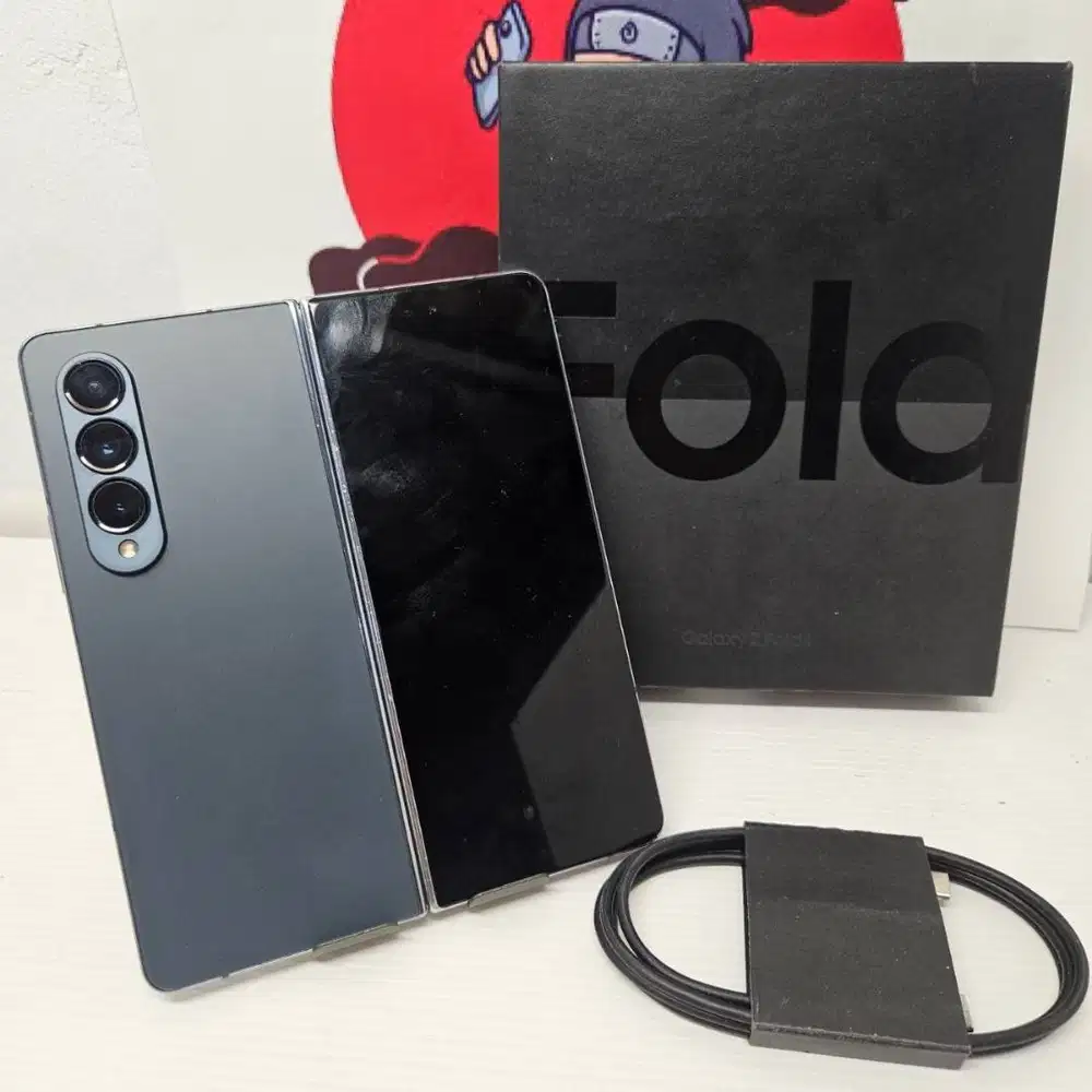 Samsung Galaxy Z Fold 4 GreyGreen 512GB Fullset Sein No Minus
