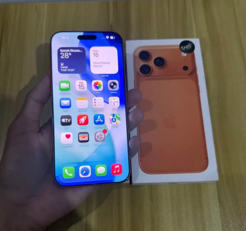 Jual iphone 17 PROMAX 256 GB BH 99% cc 190 garansi ON  desember 2026