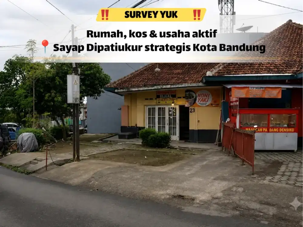 Rumah + Kos Sayap Dipatiukur, Amankan Investasinya Sekarang!