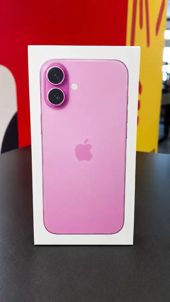 iPhone 16 Plus 128GB Pink Baru Segel Garansi Resmi iBox