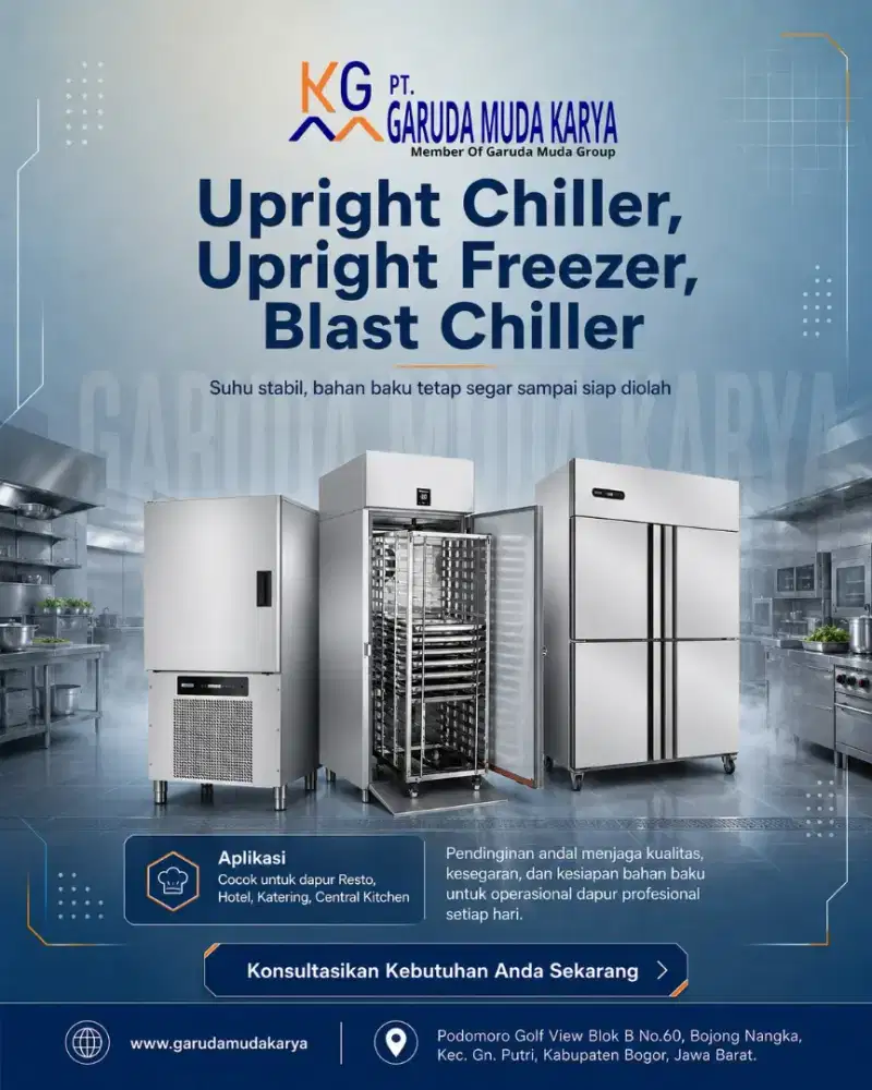 Upright Chiller 2 Pintu Upright chiller 4 Pintu Ready Stock siap kirim