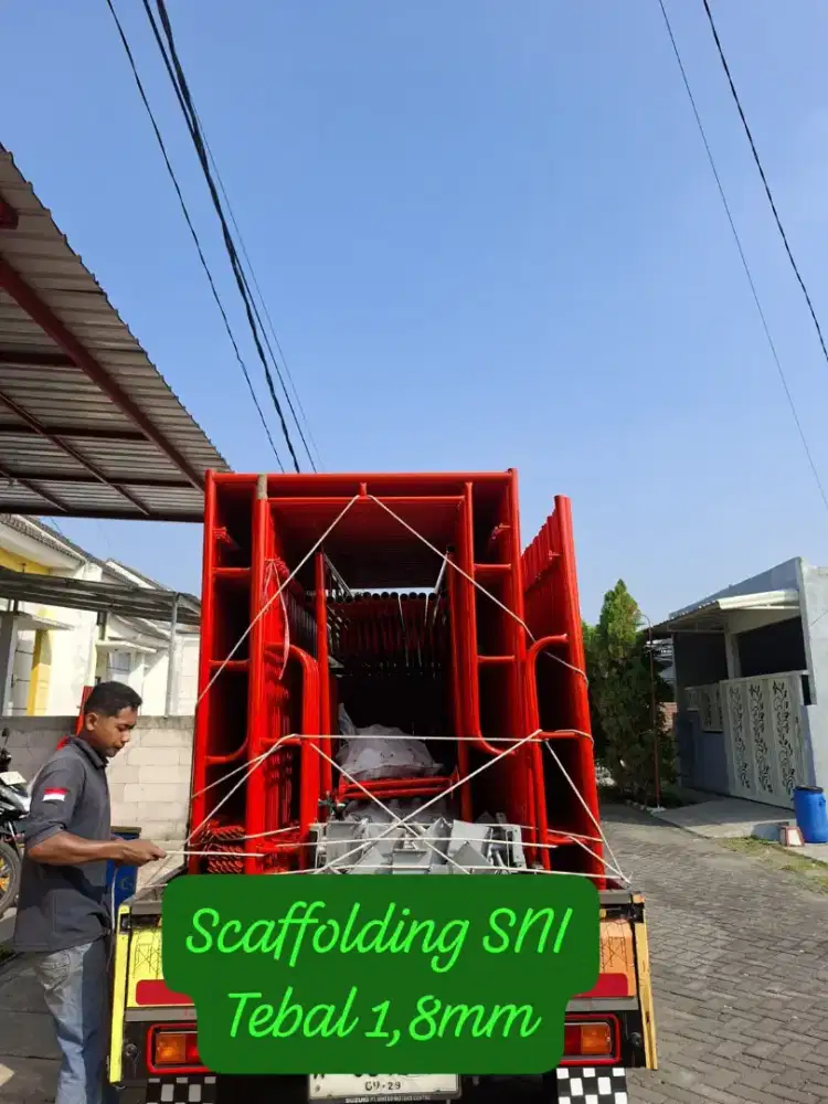 SEWA JUAL SCAFFOLDING SNI Pembayaran bisa COD tinggi 170 tebal 1, 8mm