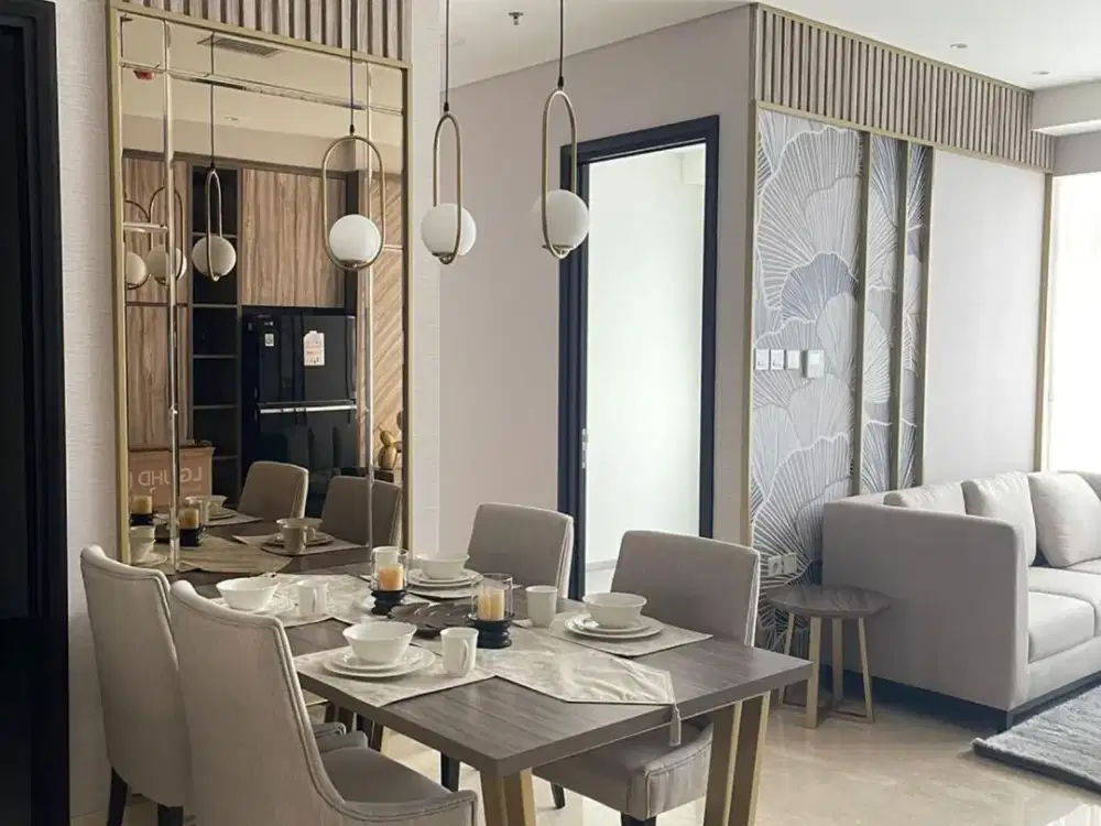 FOR RENT Apartment Sudirman Suites 3BR The Orient Hotel - Furnished close to MRT Busway Benhil & Kuningan Area