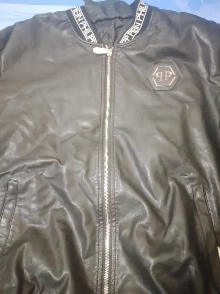 Jaket kulit asli
