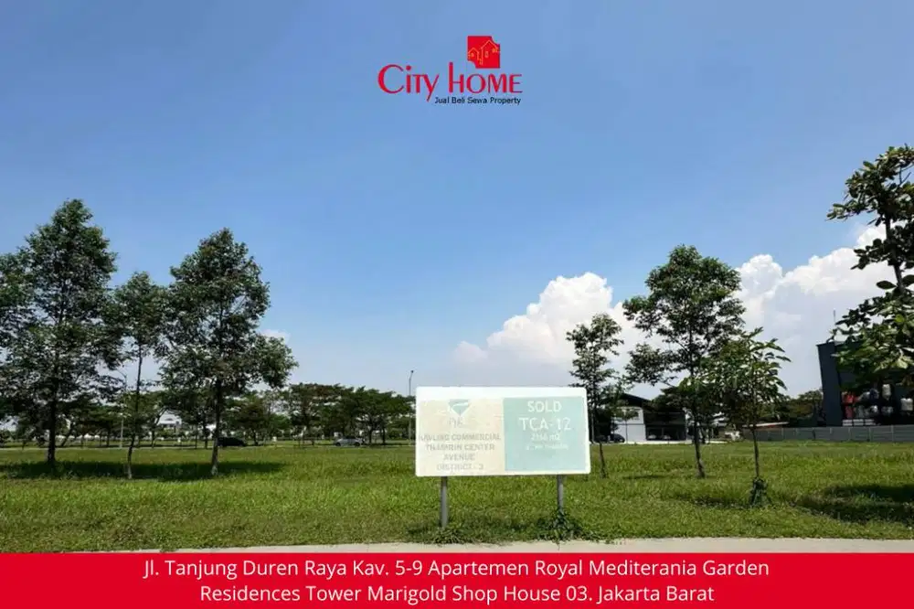 Disewakan Kavling Komersial Thamrin Centre - Lokasi Startegis