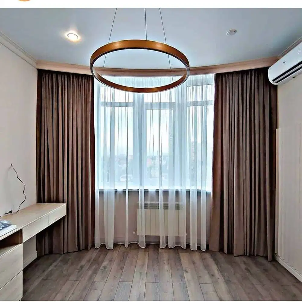Jasa Pasang Gorden Custom Wallpaper Dinding 3D Gordyn Hordeng Korden