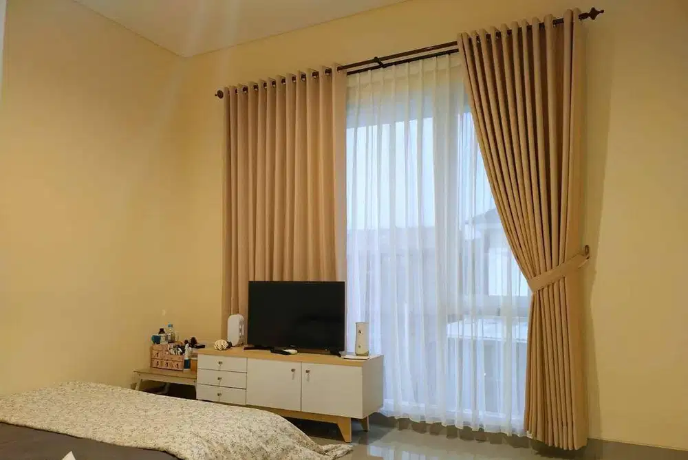Menerima Pemasangan Gorden Wallpaper Dinding 3D Gordyn Hordeng Korden