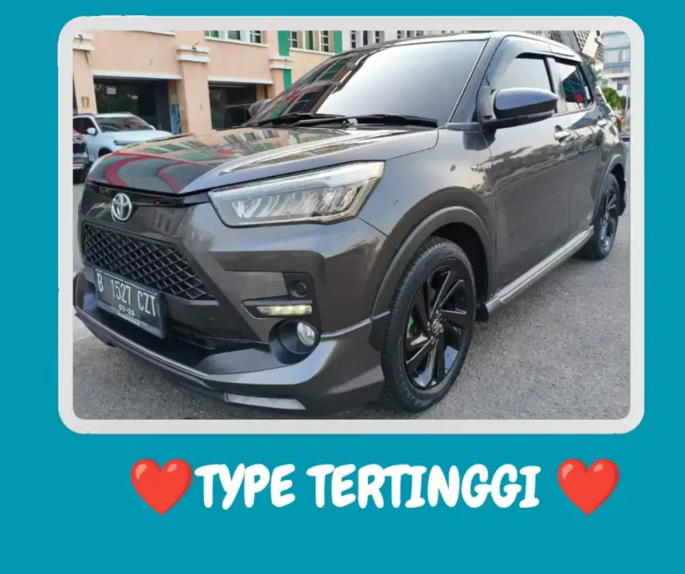 Raize Turbo GR TSS AT 21 TDP30 Toyota Raise 1.0 GR SPORT Matic 2021