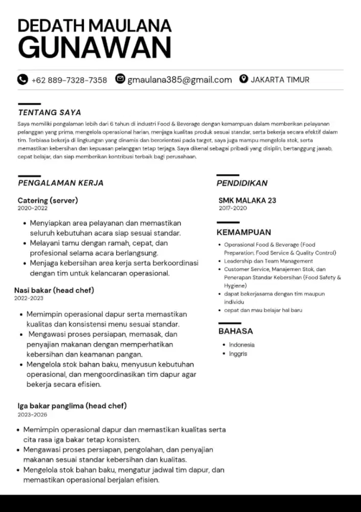 Food & Beverage
