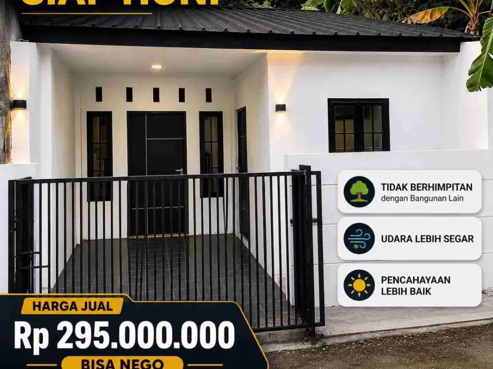 Dijual Rumah Siap Huni, Rapih, 2KT, Dkt Stasiun Cilebut & Bojong