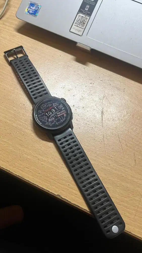 Coros Pace 3 black nylon strap
