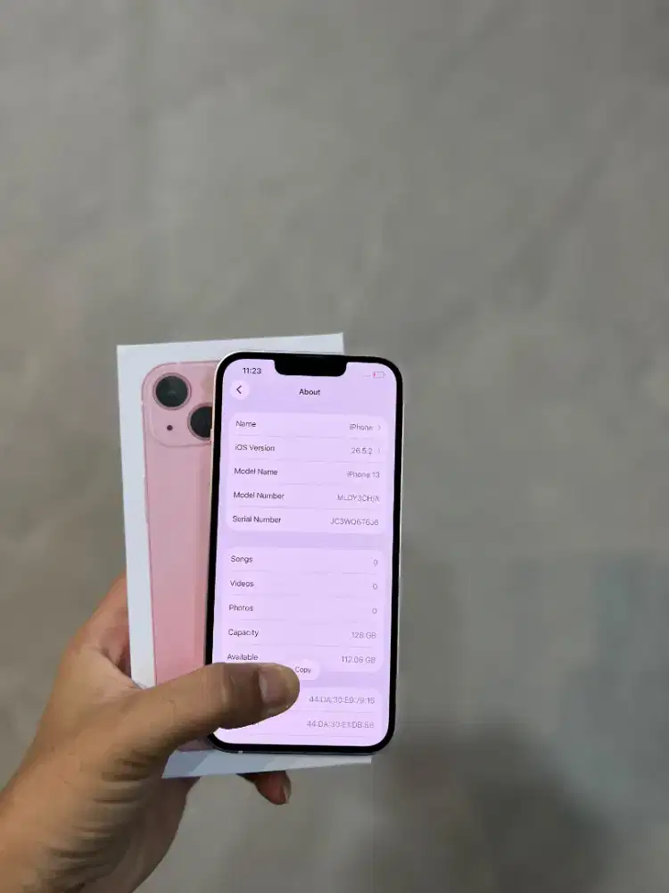 Iphone 13 128 GB inter (wifi only)