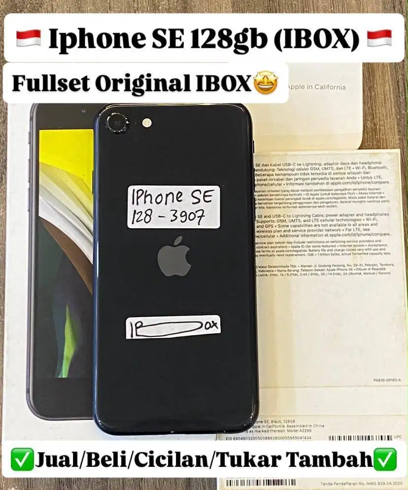 Iphone SE 2020 Space grey ibox