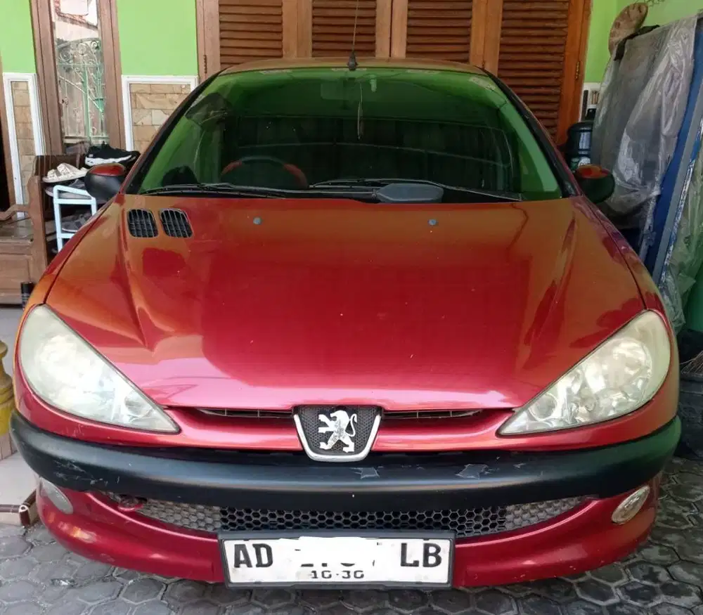PEUGEOT 206 TAHUN 2006 MERAH METALLIC (WARNA GANTENG)