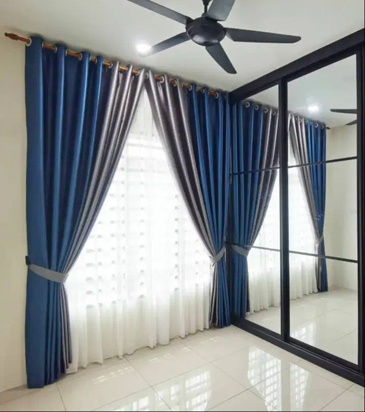 Pesanan Tirai Gorden Jendela Gordyn Mewah Hordeng Model Terbaru Murah