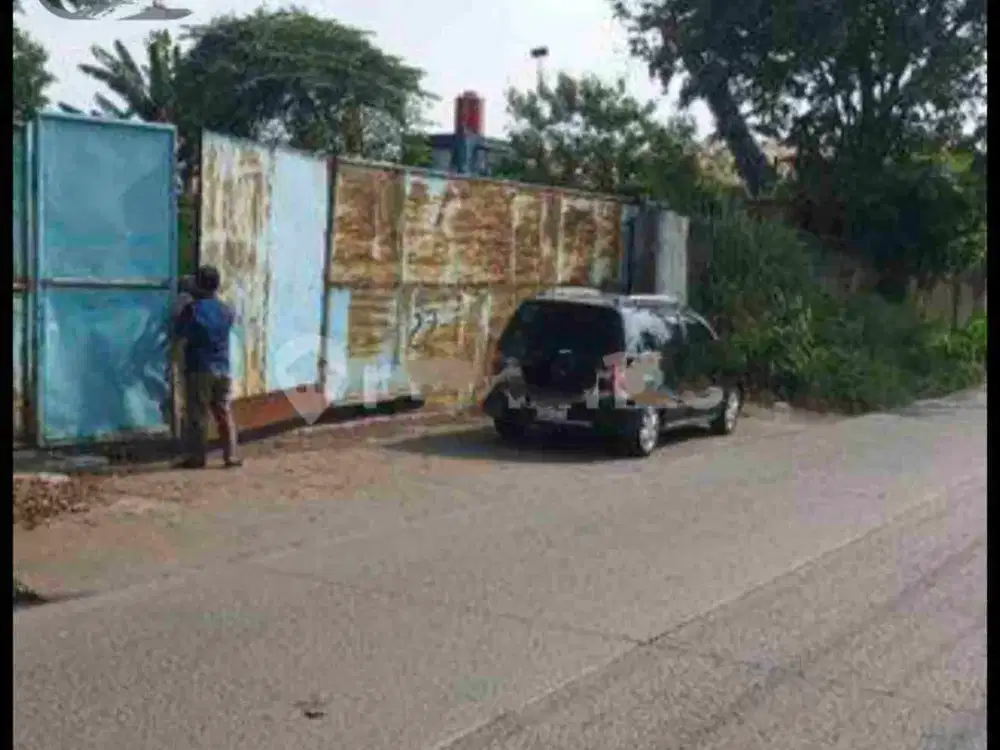 tanah/kavling darat cocok untuk workshop, garasi, pool truck/mobil harga murah, lokasi strategis di jalan caringin, bojong menteng, narogong, bekasi