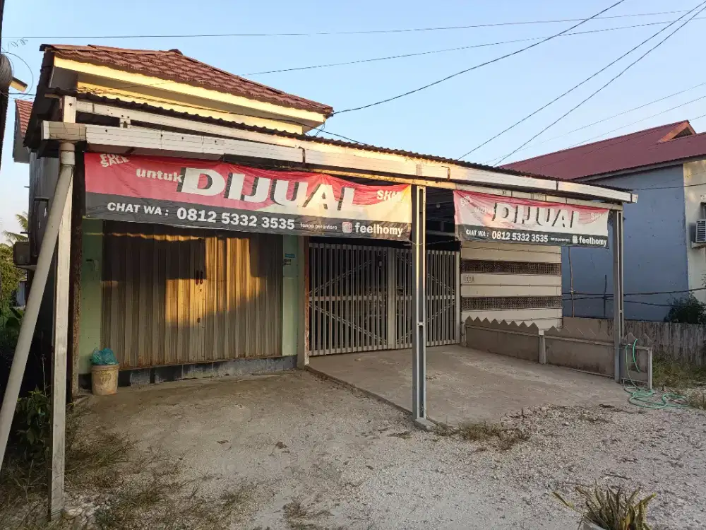 Rumah & Tanah Pinggir Jalan Raya Dalam Kota