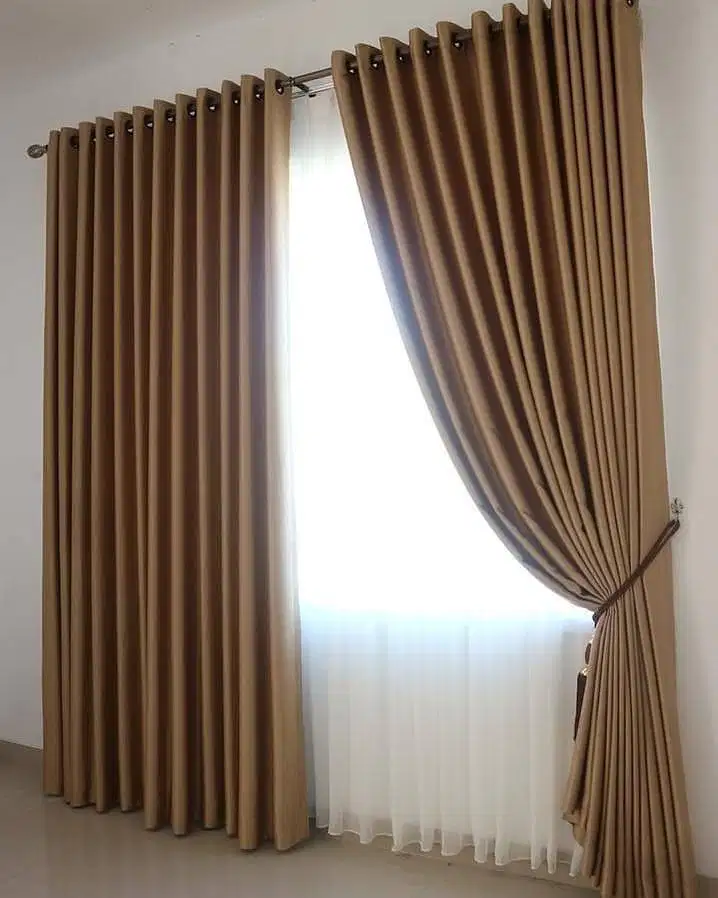 Menerima Pemasangan Gorden Wallpaper Dinding 3D Gordyn Hordeng Korden
