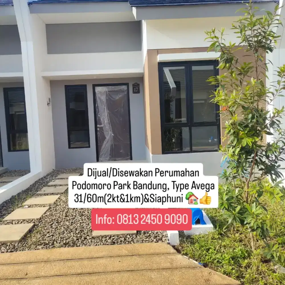 Dijual/Disewa Podomoro Park Bandung&Siaphuni