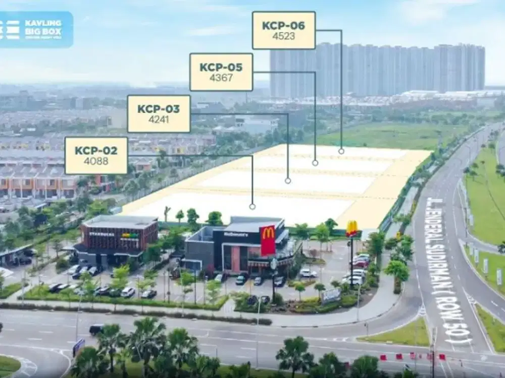 Dijual KAVLING PIK2 BIG BOX CENTRE POINT Pantai Indah Kapuk 2 Luas 4367