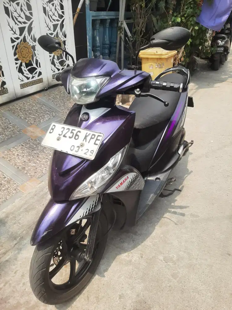 Yamaha Mio J 2014 ss lengkap mesin bagus stater hidup plat Bekasi Kota