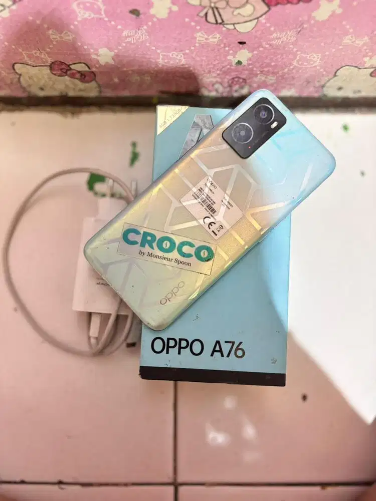 Oppo a76 fullset 6/128 bukan refubris