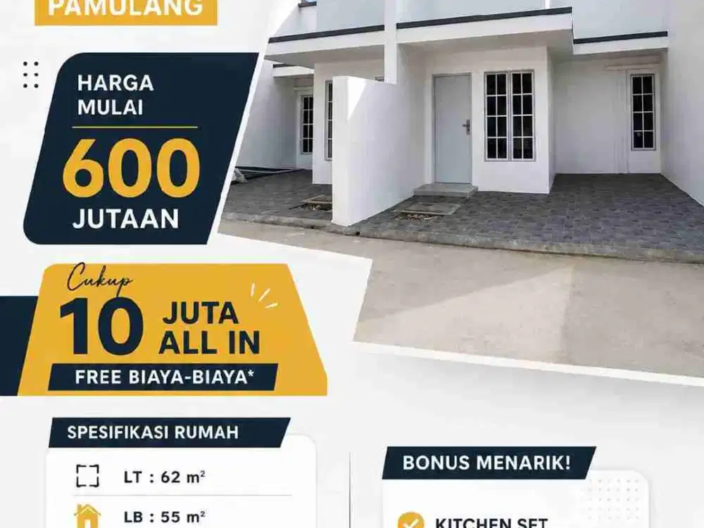 Rumah Pamulang 600 Jutaan Siap Huni