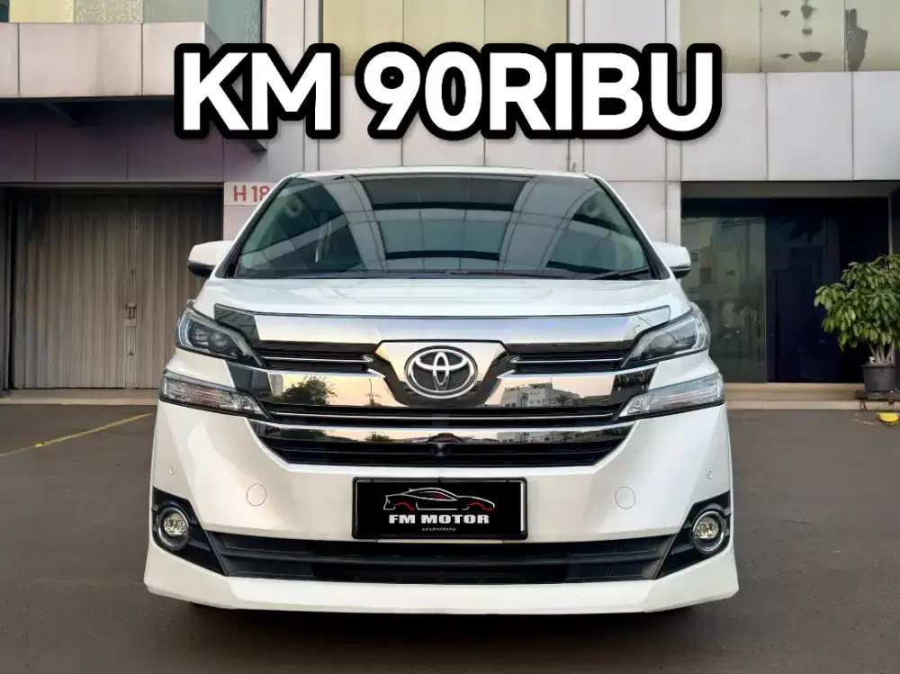 Toyota Vellfire G ATPM 2015 AT 2.5, Km 90Ribu, Pajak Panjang (Alphard)