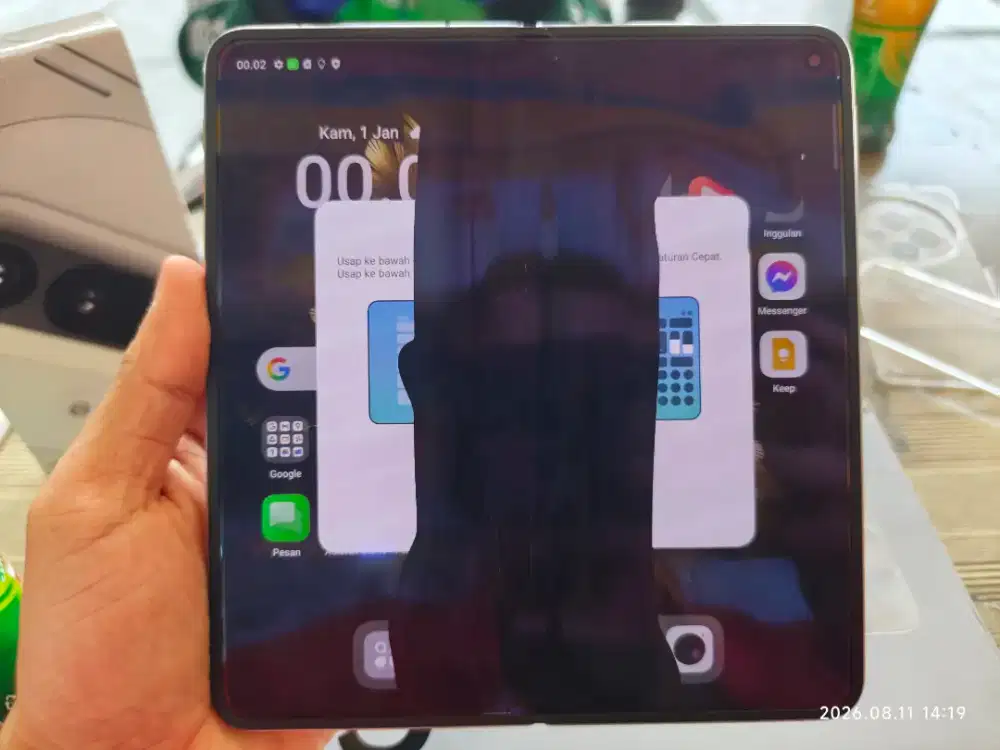 Oppo N3 Fold 16/512 Gb Mulus 98% (minus layar dalam) Ex Resmi bs TT/BT