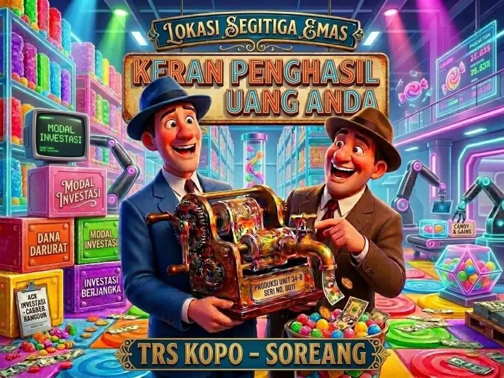 JUAL GUDANG BONUS RUMAH DAN RUKO DI SOREANG, KOPO, KABUPATEN BANDUNG.