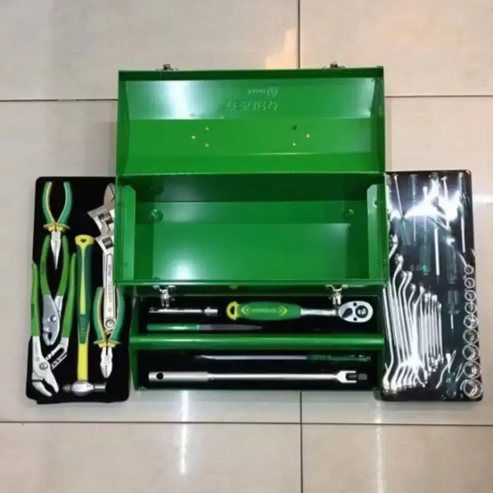 Tekiro 45 pcs box metal, baru dan komplit