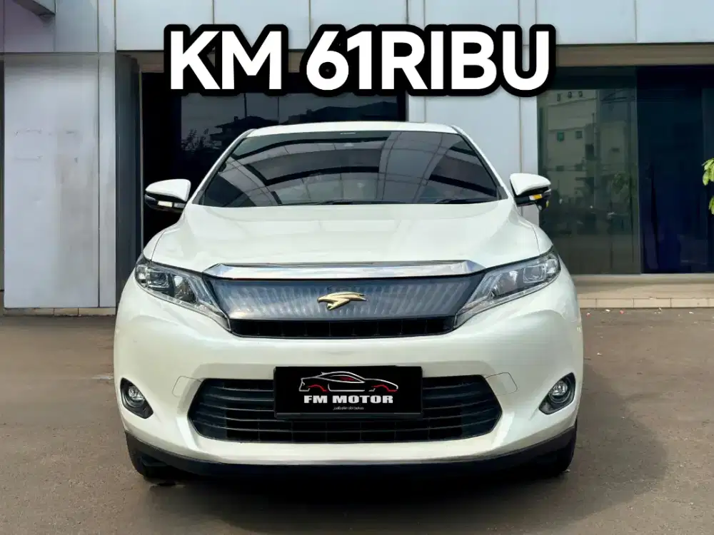 Toyota Harrier Premium Heater 2015 AT 2.0, Km 61Ribu, Pajak Panjang