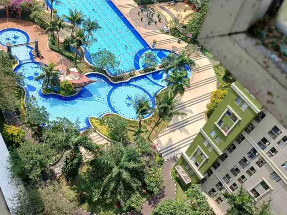 dijual butuh apartemen green palace 2kamar shm kalcit furnished