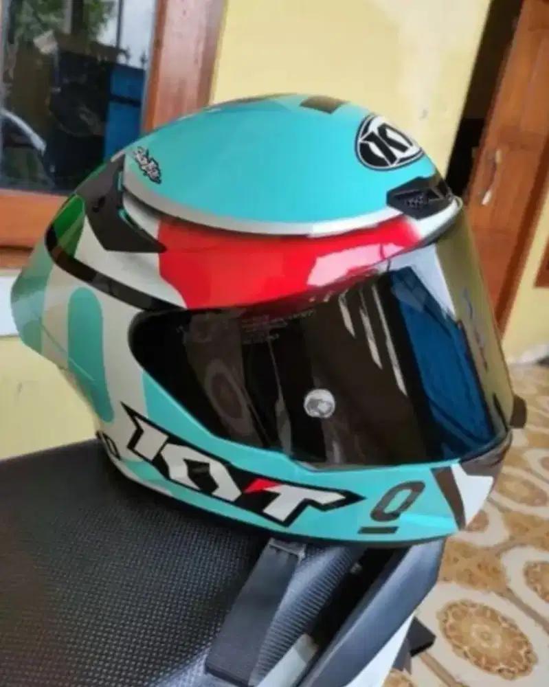 Dijual Helm pribadi KYT TT Course Leopard 
Kondisi mulus no minus oke