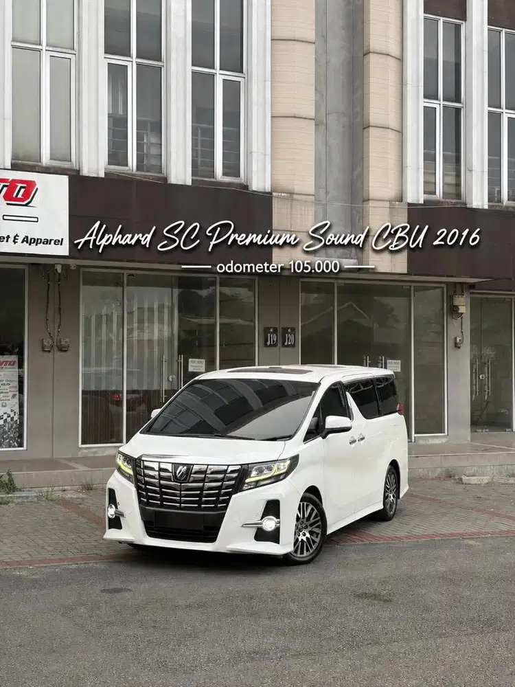 Toyota Alphard SC Premium Sound CBU 2016 Bensin