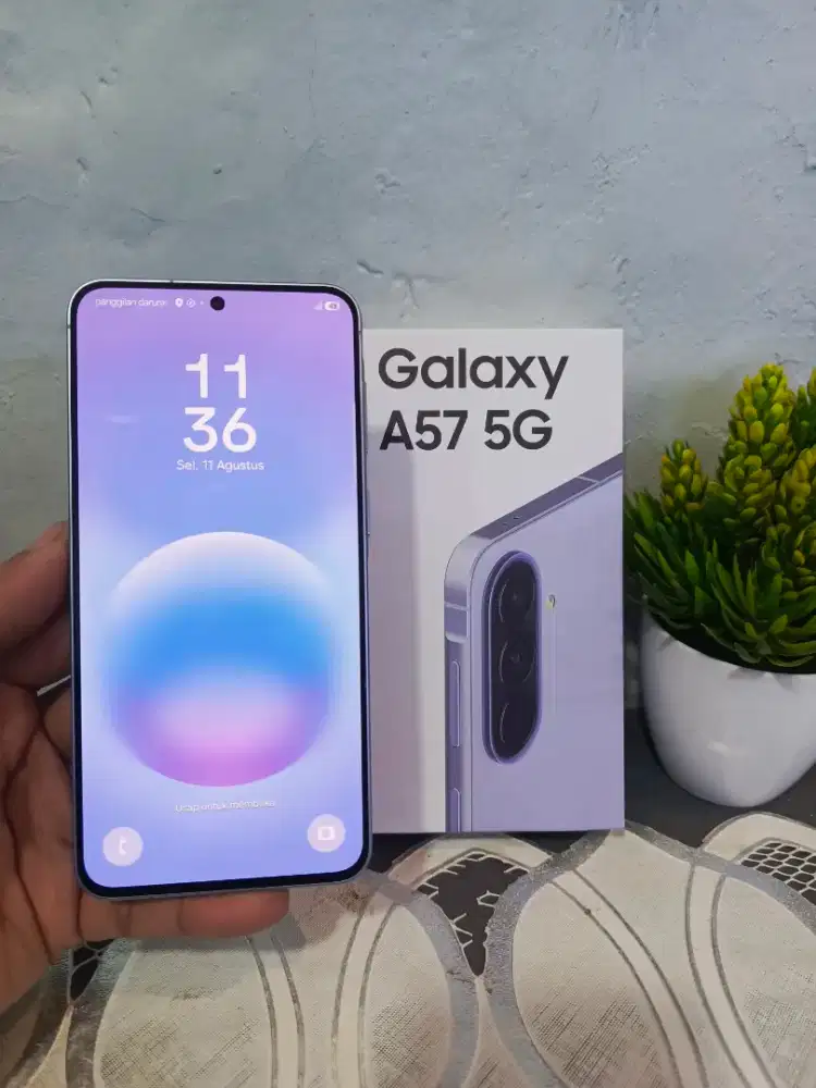 SAMSUNG GALAXY A57 5G RAM 12/256GB ORIGINAL SEIN MULUS NORMAL FULLSHET