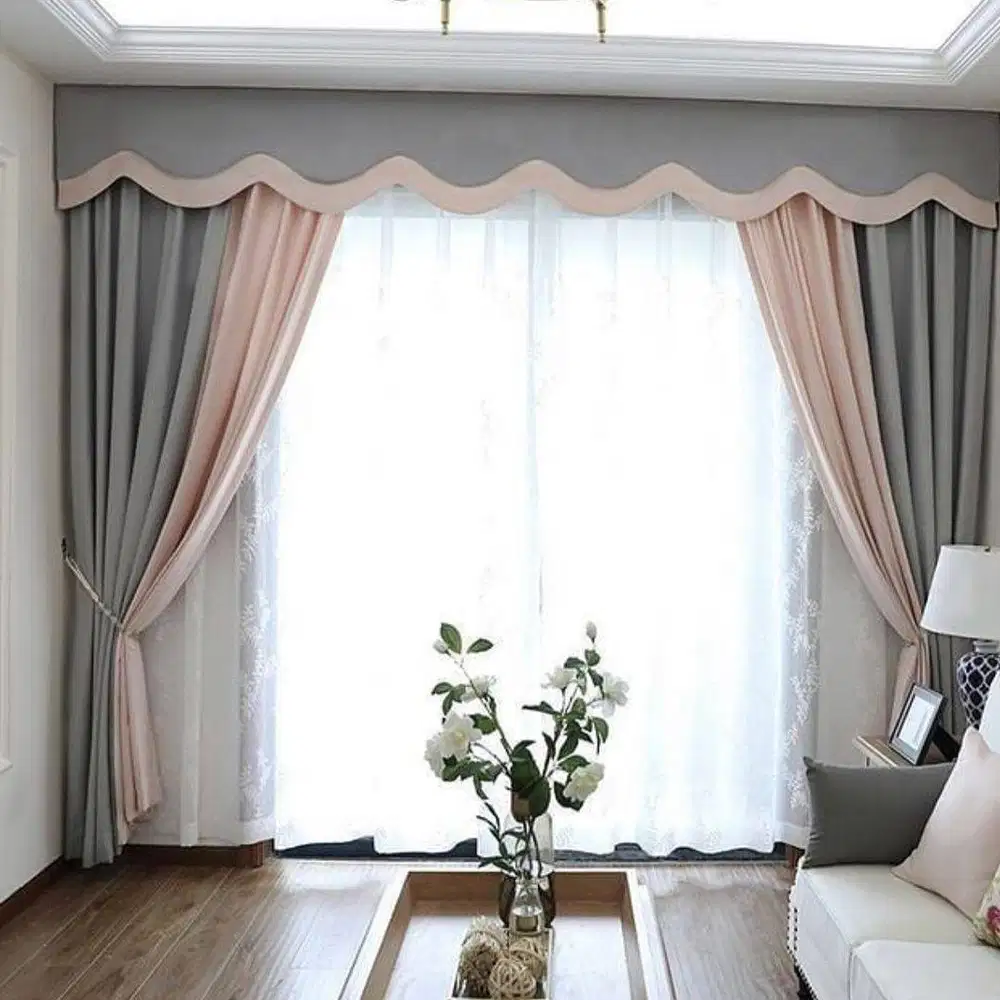 Jasa Pasang Gorden Custom Wallpaper Dinding 3D Gordyn Hordeng Korden