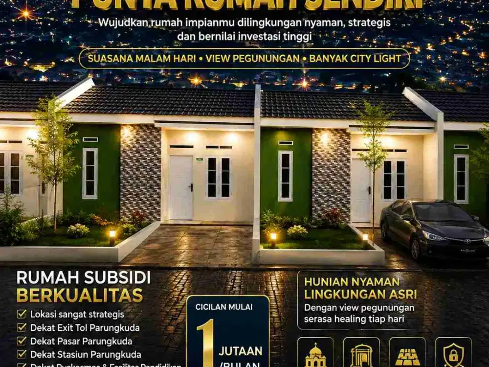 Merdeka Punya Rumah Sendiri di Parungkuda lokasi sangat strategis
