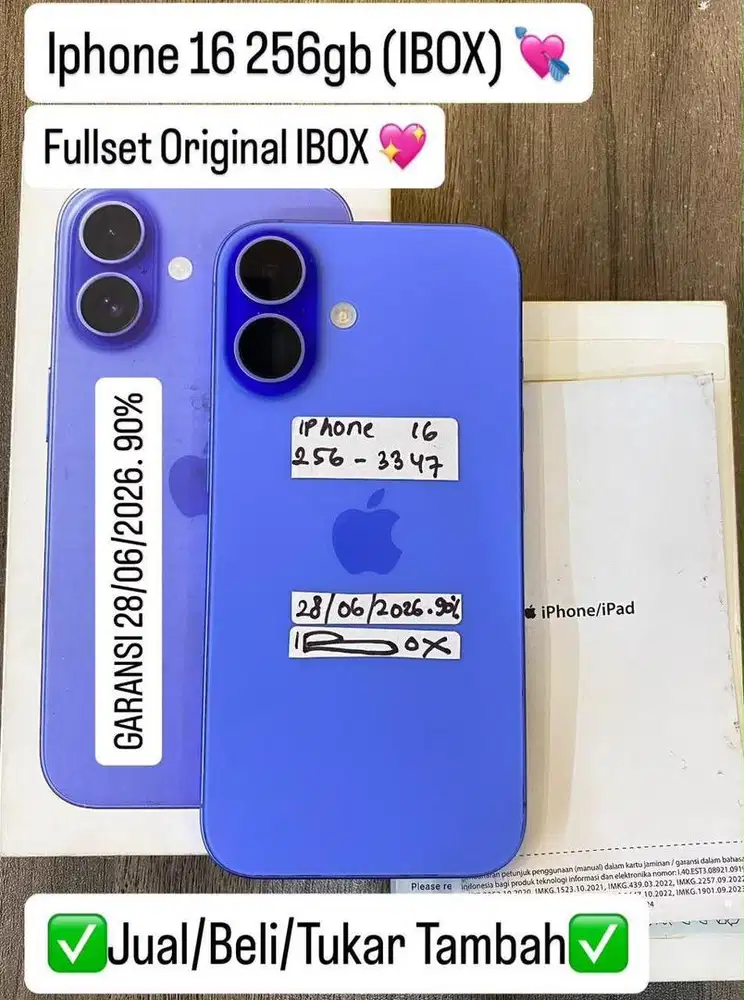 Iphone 16 256 Gb Ultramarine Ibox