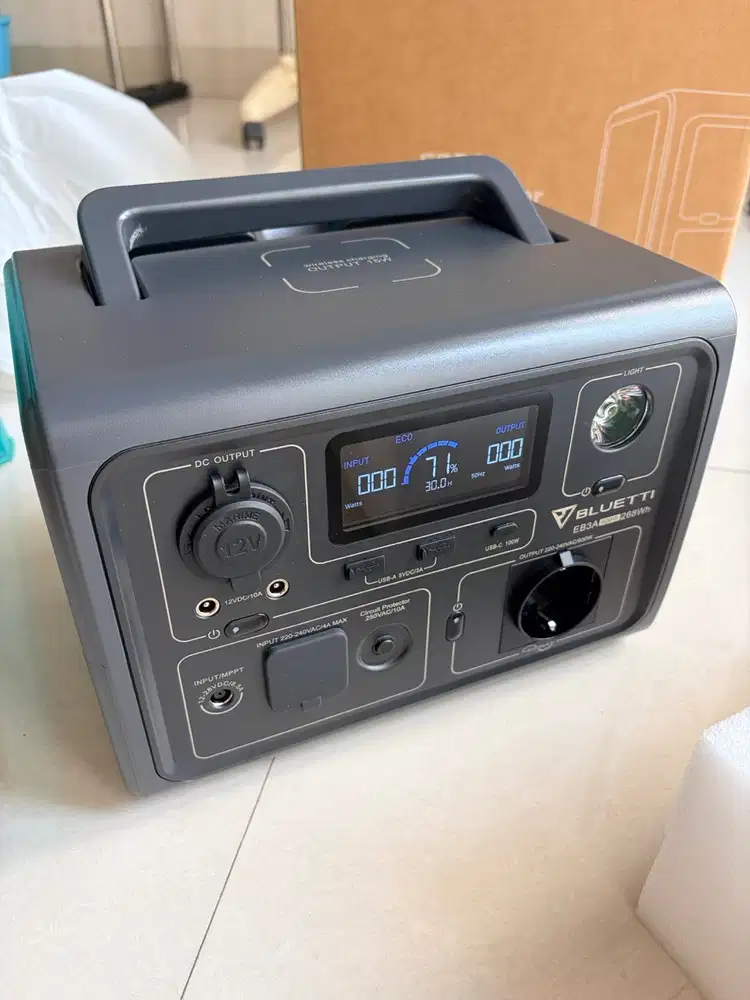 Bluetti EB3A Portable Power Station 268H/600W Battery UPS