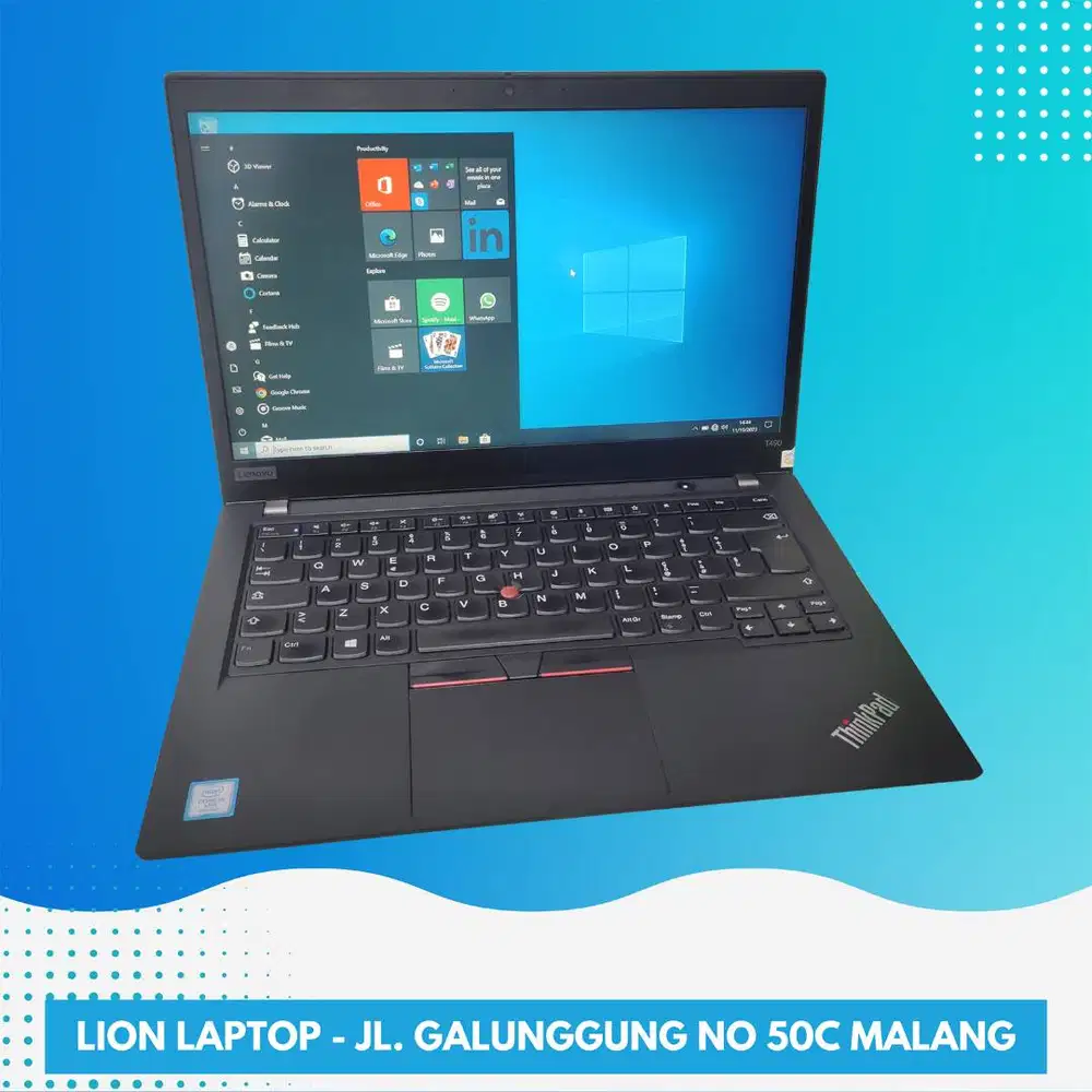 RAM 16GB i5 Gen 8 SSD 256GB Lenovo Thinkpad T490 [11|08]