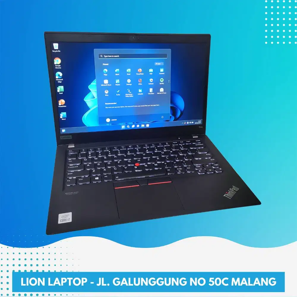 RAM 16GB Core i7 Gen 10 Slim SSD 256GB Lenovo Thinkpad T14S [11|08]
